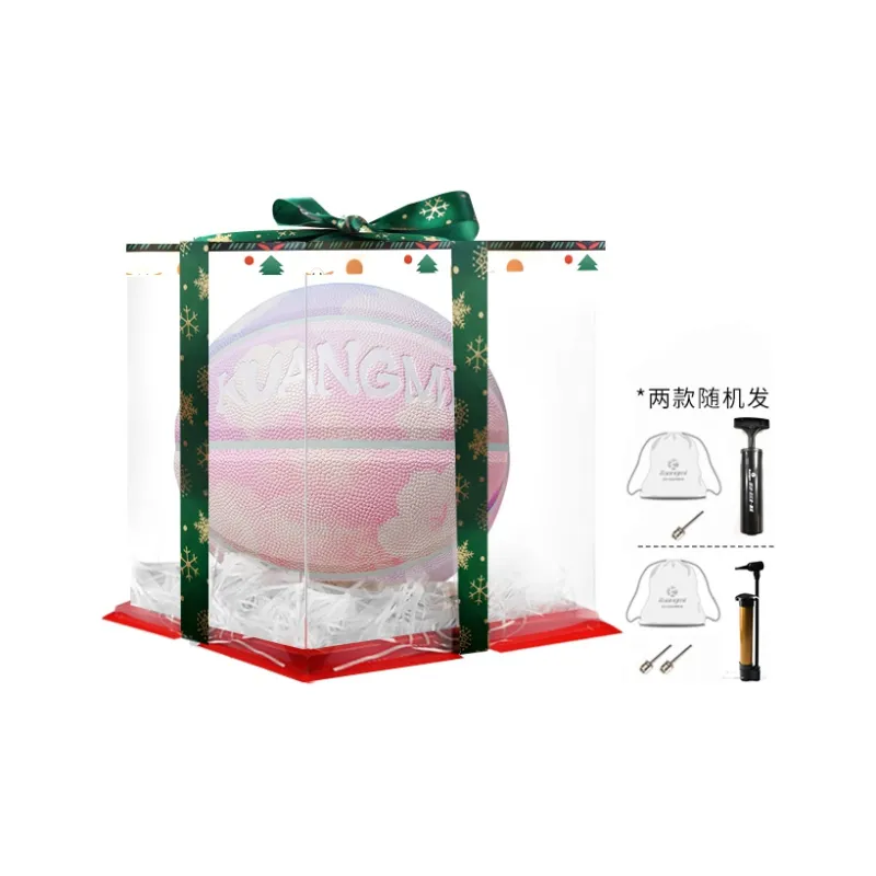 Kuangmi Watercolor Collection PU Basketball Pink Size 7 Training Unisex-5