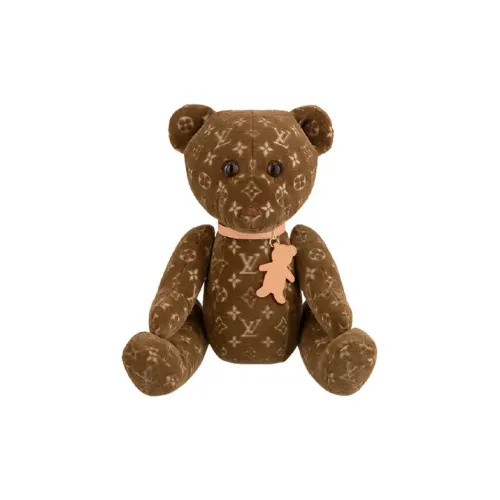 LOUIS VUITTON Doudou Re Addiction Teddy Bear Brown