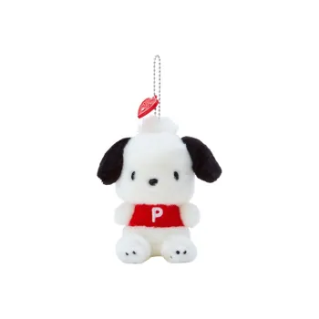 Sanrio Pochacco, Red Clothing Dolls Plush Pendant 10cm Height
