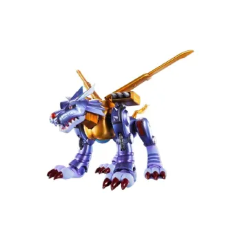 BANDAI Metal Garurumon SHF Digimon Metal Garurumon Assembled Models Primary Color Version