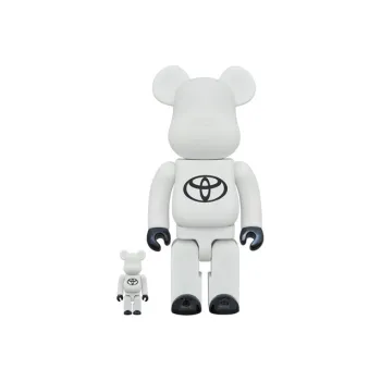 BE@RBRICK TOYOTA 'Drive Your Teenage Dreams.' WHITE Ver. 100％ & 400％