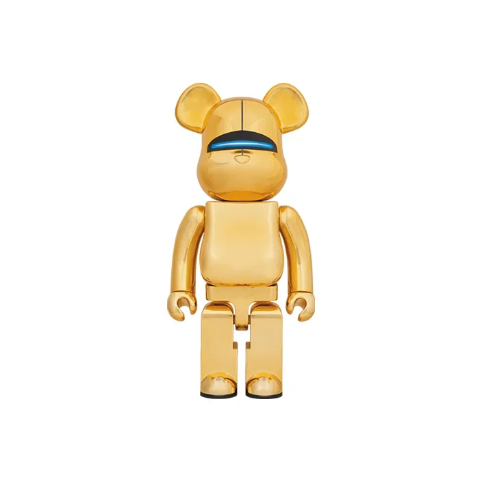 Bearbrick X Hajime Sorayama Sexy Robot Gold-1