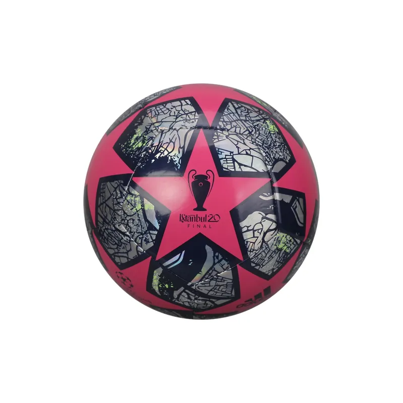 Adidas Size 5 Soccer TPU Machine Stitched Soccer Ball Unisex Rose Black Red-1
