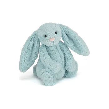 JELLYCAT Aqua Bashful Bunny Stuffed Animal