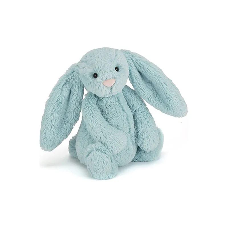 JELLYCAT Aqua Bashful Bunny Stuffed Animal-0