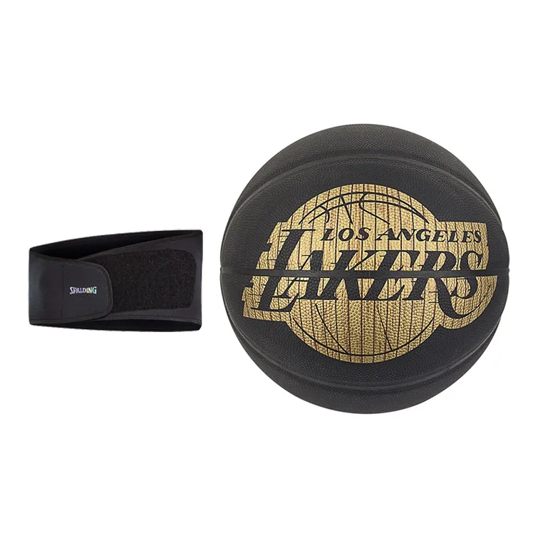 SPALDING PU Basketball Black Size 7 Training Unisex-9