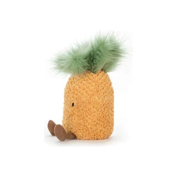 JELLYCAT Gourmet Collection Fruit Mini Pineapple Yellow Dolls Plush Doll 25cm High-1