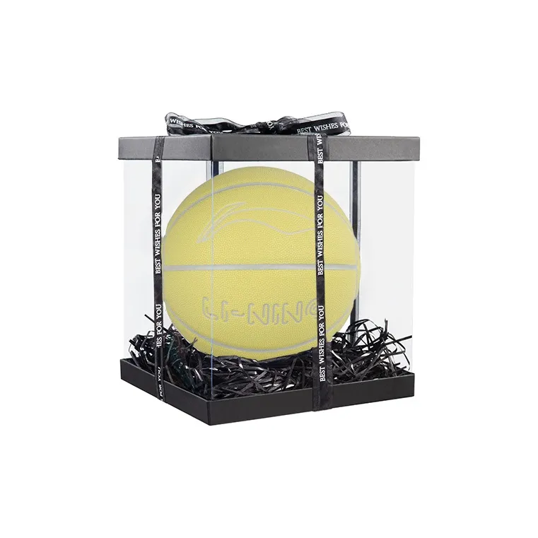 LiNing Badfive PU Basketball Yellow Size 7 Ball Glow in The Dark Training Unisex-4