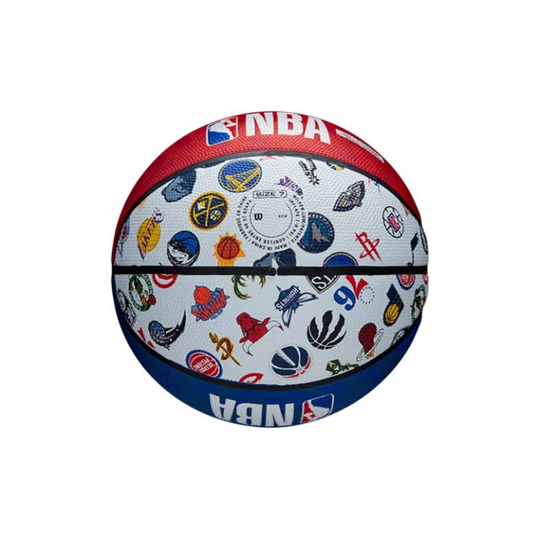 Wilson x NBA PU Basketball Blue White Red Size 4 Training-3