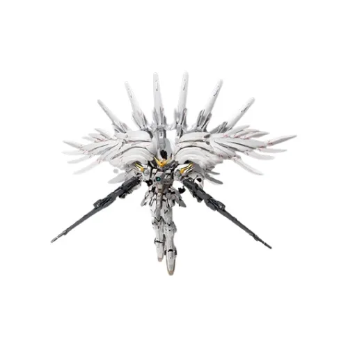BANDAI FIX GFFMC Mobile Suit Gundam Wing Zero, White Snow Princess 18cm Hobby Model