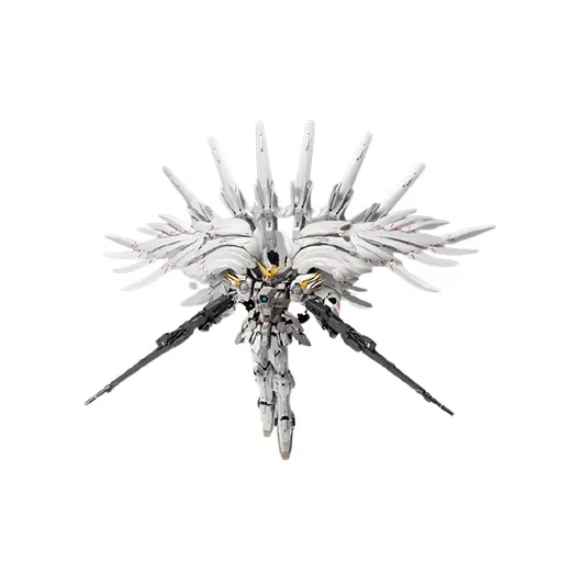 BANDAI FIX GFFMC Mobile Suit Gundam Wing Zero, White Snow Princess 18cm Hobby Model-0