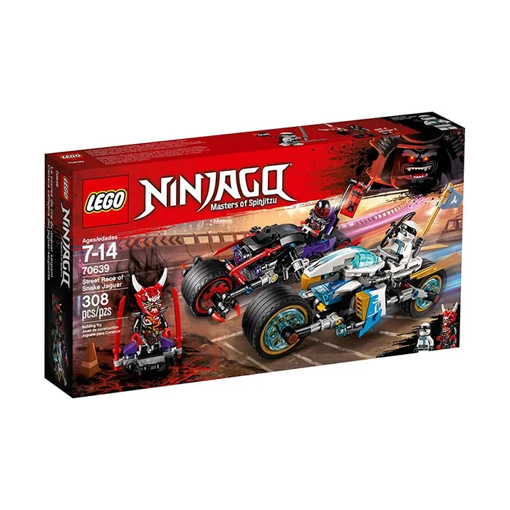 LEGO Phantom Ninja Collection Giant Wheel Motorcycle Pursuit Battle Building Blocks 70639-4