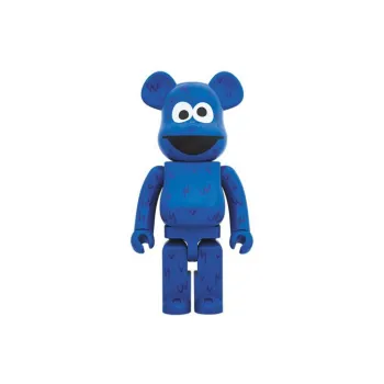 BE@RBRICK X Sesame Street Cookie Monster Blue