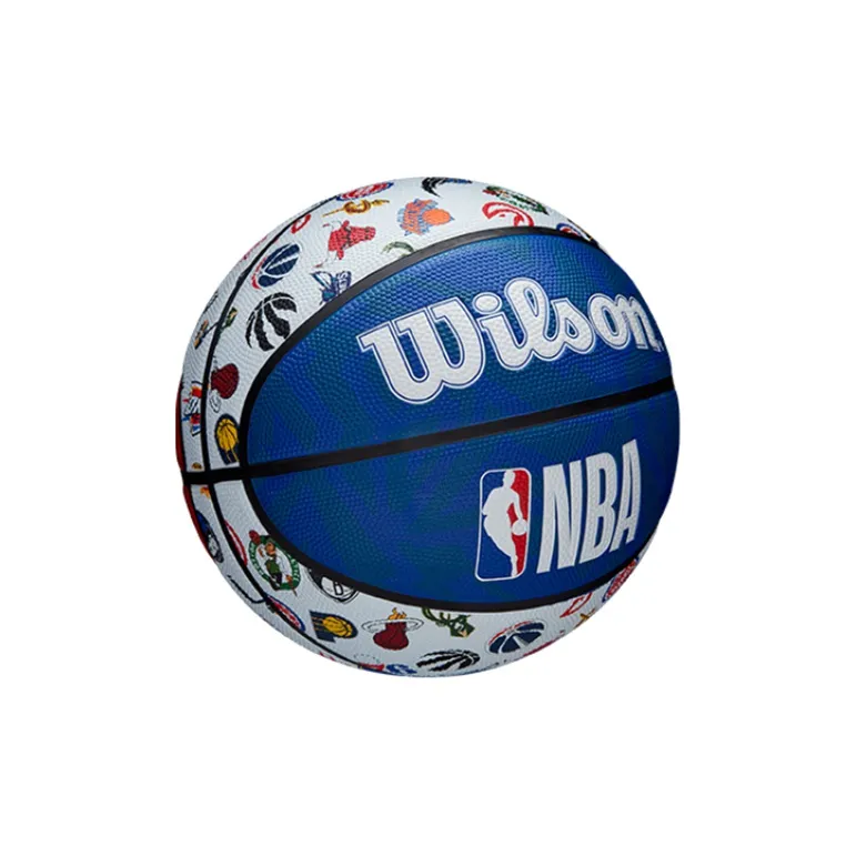 Wilson x NBA PU Basketball Blue White Red Size 4 Training-2