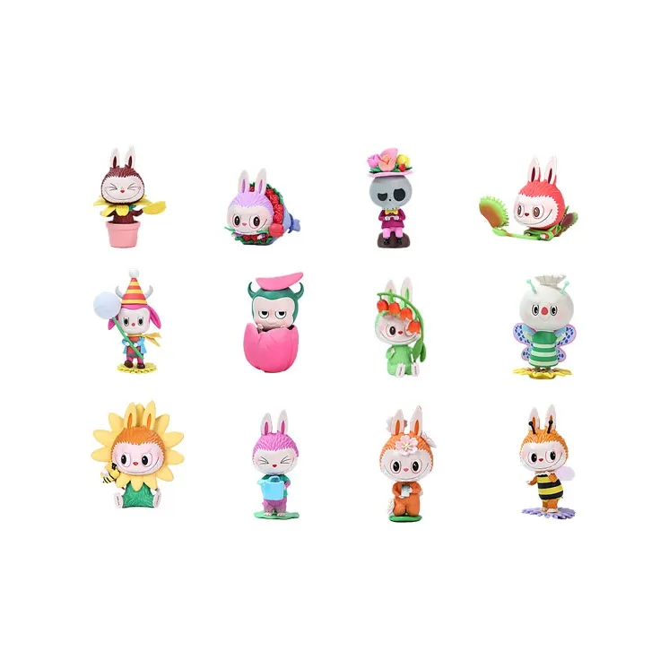 POP MART LABUBU Flower Elf Collection Blind Box Products Single Mystery Box/Full Box 12 Pcs-0