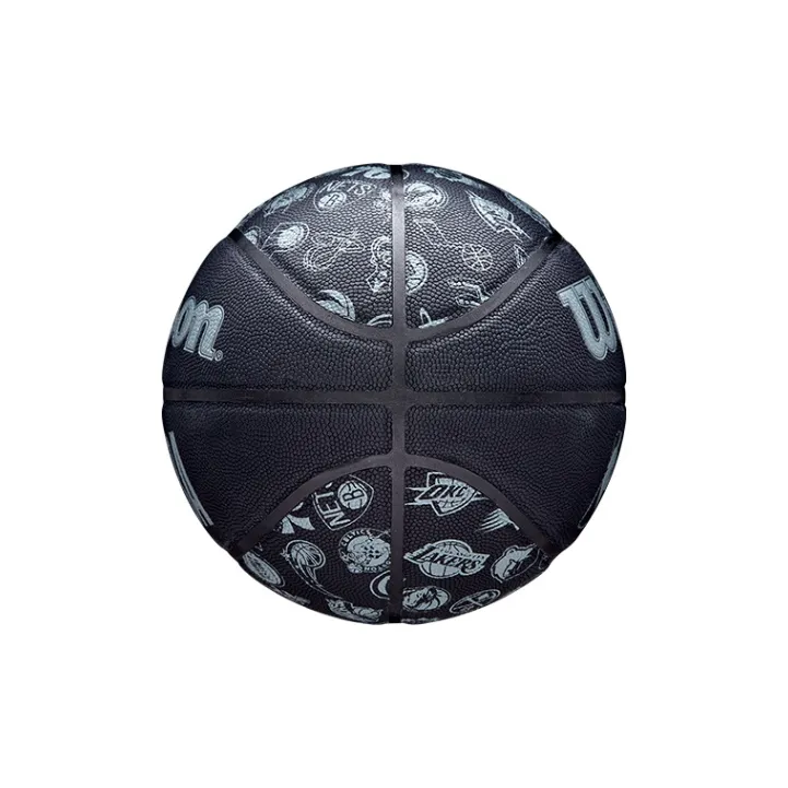 Wilson x NBA PU Basketball Black Gray Size 7 Ball Training Unisex-4