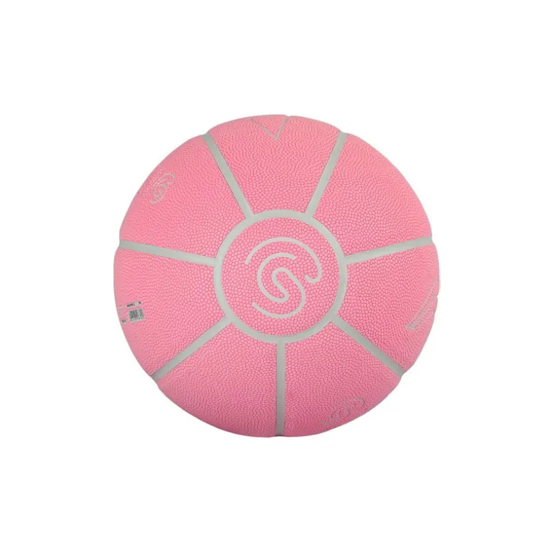 LiNing Badfive PU Basketball Pink Size 7 Glow In The Dark Unisex-2