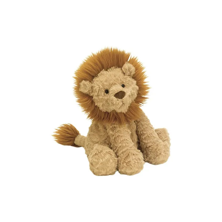 JELLYCAT Wave Hair Collection Animal Fuddlewuddle Lion Little Lion Dolls Plush Doll 44cm High-1
