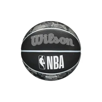 Wilson x NBA Rubber Basketball Black Gray Size 7 Ball Training Match