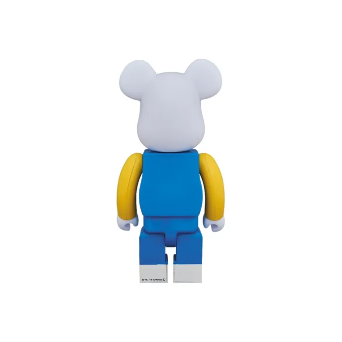 Bearbrick Hello Kitty Blue Overall Ver. White-1