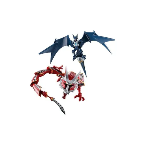 BANDAI Kamen Rider Ryuki SO DO Play Food Compact Beast No Dual Dragon Black Wing Assembled Models