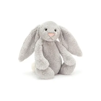 JELLYCAT Bashful Silver Bunny Plush Toy