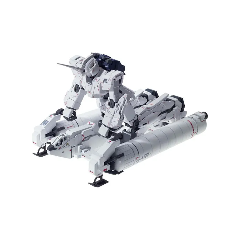 BANDAI MG 1 100 Unicorn Gundam Unit 1 Mobile Suit Gundam Unicorn Full Equipment Card Version 18cm Hobby Model-2