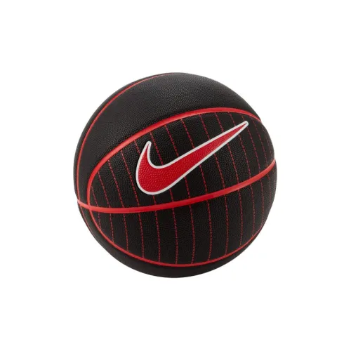 Nike PU Basketball Black Red Size 7 Ball Training Unisex