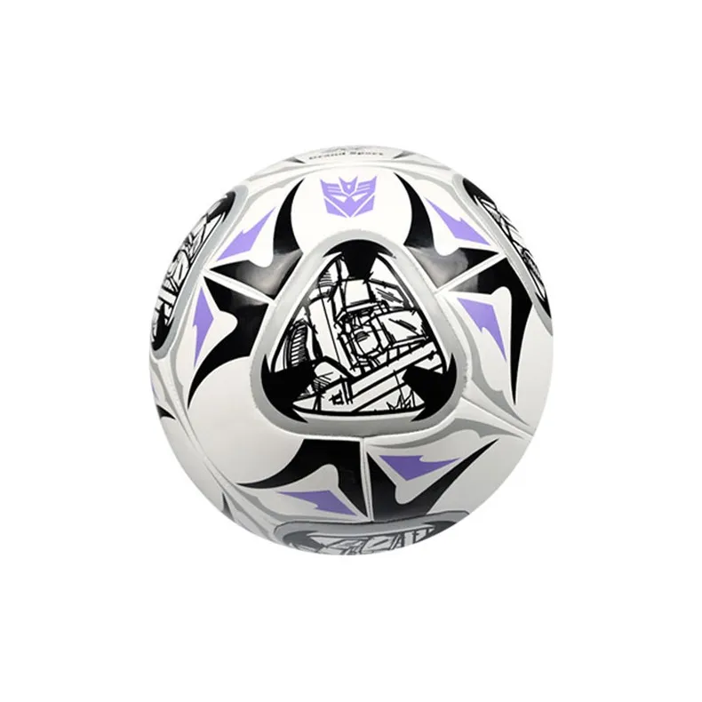 ProSelect Transformer Collection Size 4 Soccer TPU Unisex Silver Black Purple-4