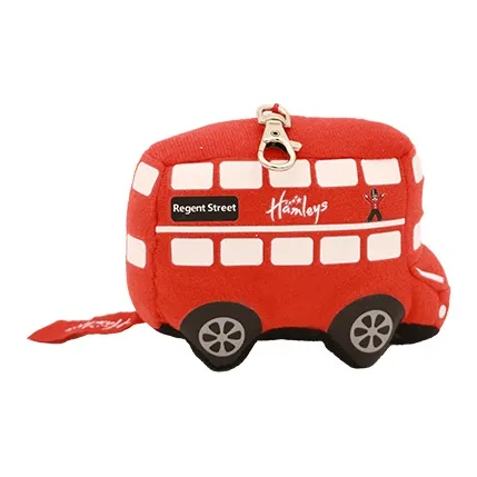 Hamleys Animal Teddy Bear Keychain British Style Dolls Plush Doll 13cm High-11