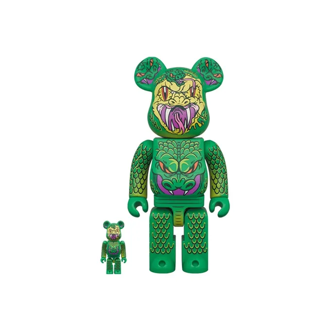 BE@RBRICK x MISHKA Madballs Green Snake Trendy Figures-0
