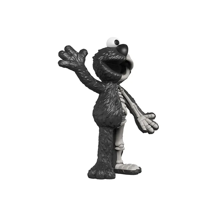 Mighty Jax XXRAY ELMO Sesame Street Semi Anatomy Black Limited Trendy Figures 22cm-2
