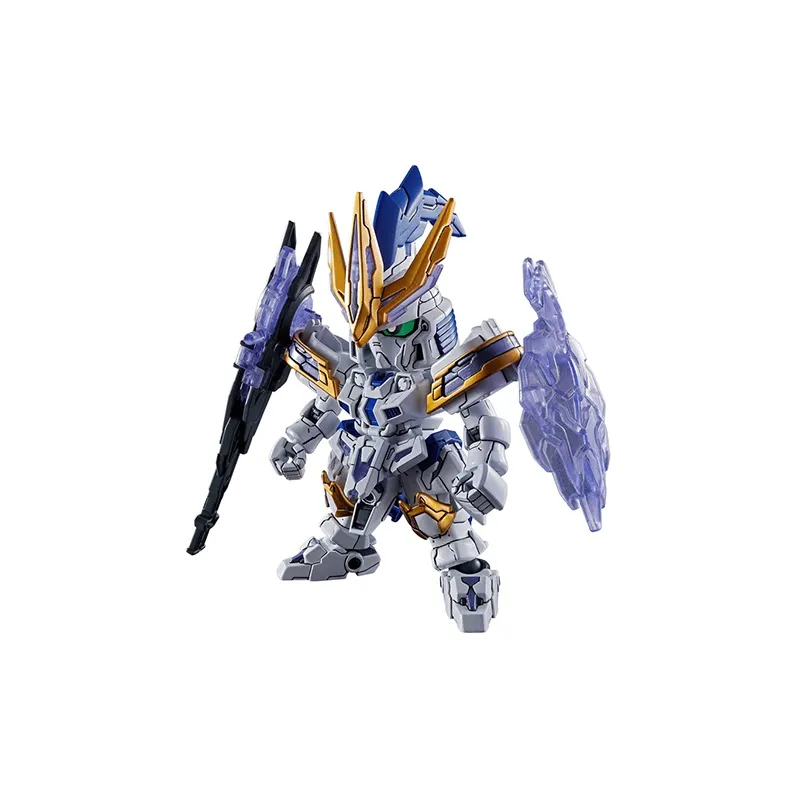 BANDAI SD BB Soldier SD Gundam World Sangoku Soketsuden Xiahou Dun Dorquis III Model Kits 8cm-0