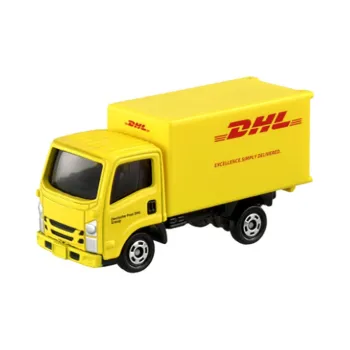 TAKARA TOMY Size 109 DHL Express Delivery Truck Alloy Car Assembled Models