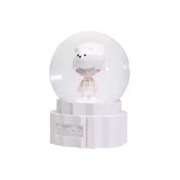POP MART DIMOO Aquarium Collection Polar Bear Crystal Ball Trend Based Products 17cm