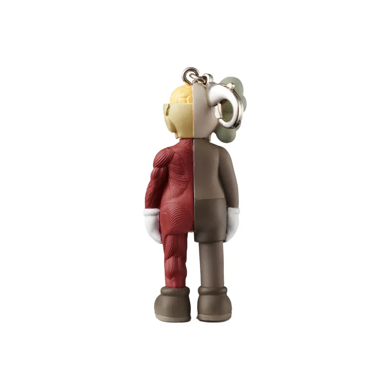 KAWS TOKYO FIRST COMPANION FLAYED Semi Dissected Keychains Trend Based Products Brown Gray/Black-2