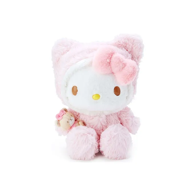 Sanrio Main Characters Cloak Collection, Cinnamoroll, Hello Kitty Dolls Plush Doll 28.8cm Height-3