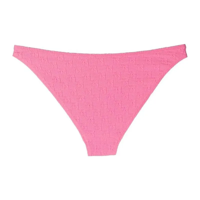 Alexander Wang Textured Logo Jersey Bikini Bottom-1