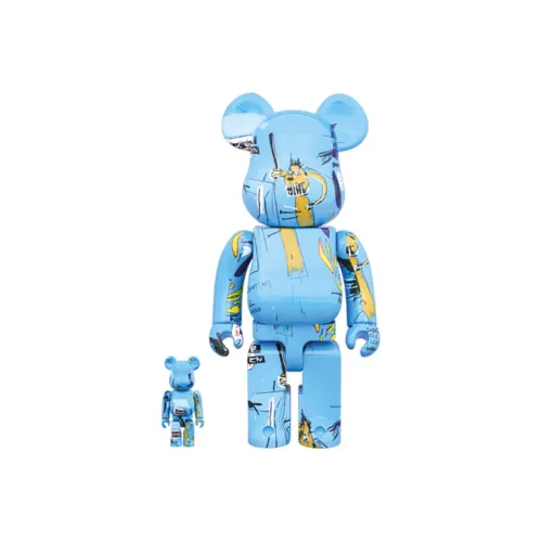 BE@RBRICK Jean-Michel Basquiat #4 Blue