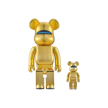 BE@RBRICK X Hajime Sorayama Sexy Robot Gold