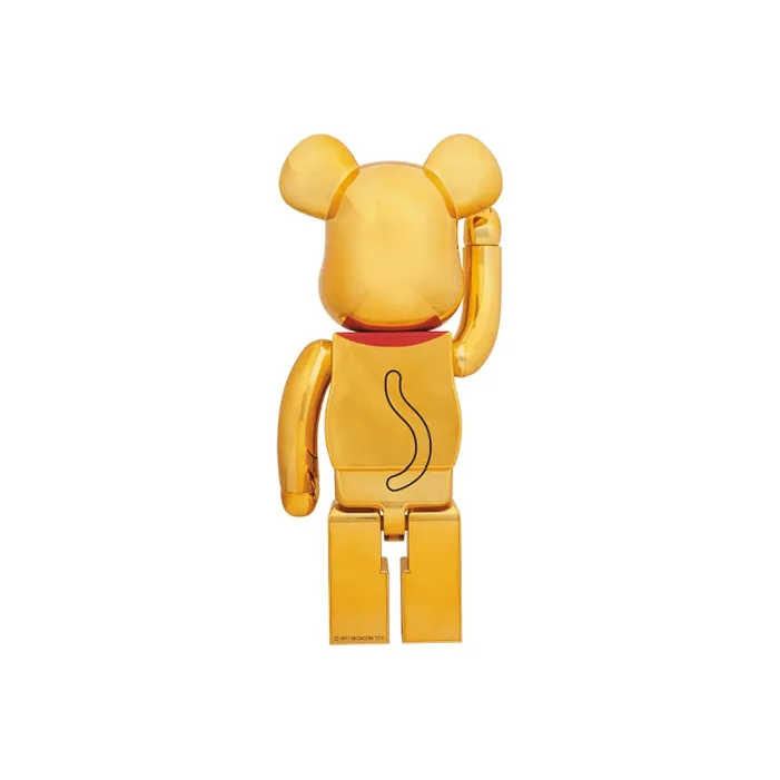 BE@RBRICK Beckoning Cat Gold-1