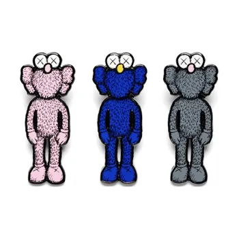KAWS NGV BFF ENAMEL PIN SET Brooch Badge 3 Pack Set Trend Based Products