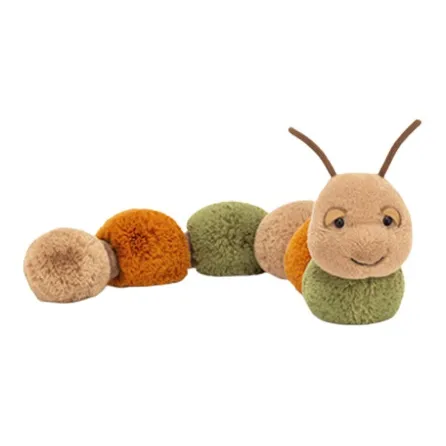 JELLYCAT Animal Fiji Caterpillar Dolls Plush Doll 14cm Height