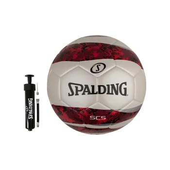 SPALDING Competition Ball Collection Size 5 Soccer PU Unisex Camouflage Red