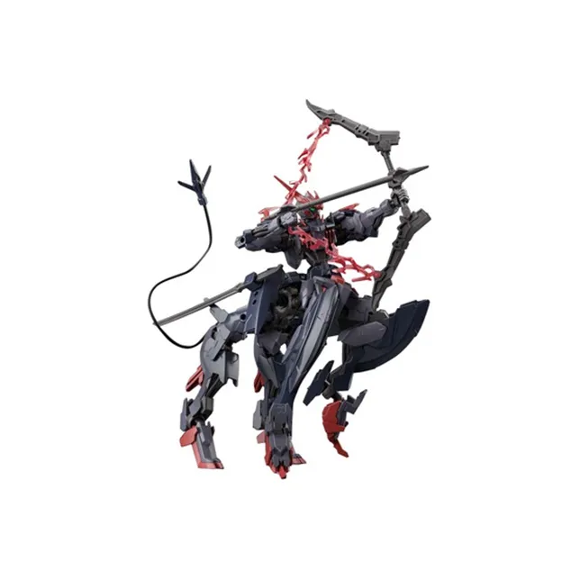 BANDAI Hg 1/144 Scale Gundam Barbataurus Model Kit Black-0