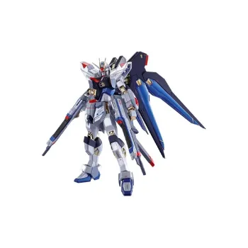 BANDAI METAL ROBOT SPIRITS Strike Freedom Gundam Special Pearlescent Color Assembled Models 14cm