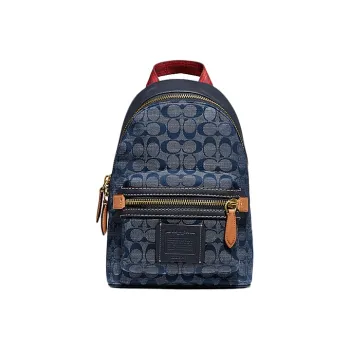 COACH Cotton Backpack Regular Women's Blue