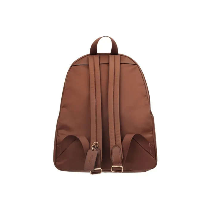 COACH Charlie Coated Canvas Backpack Large Size Women's Khaki-1