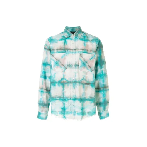 AMIRI Shirts Men Lake Blue