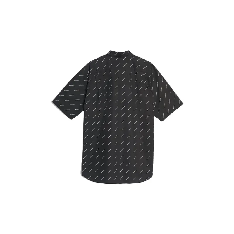 Balenciaga Shirts Men Black-1